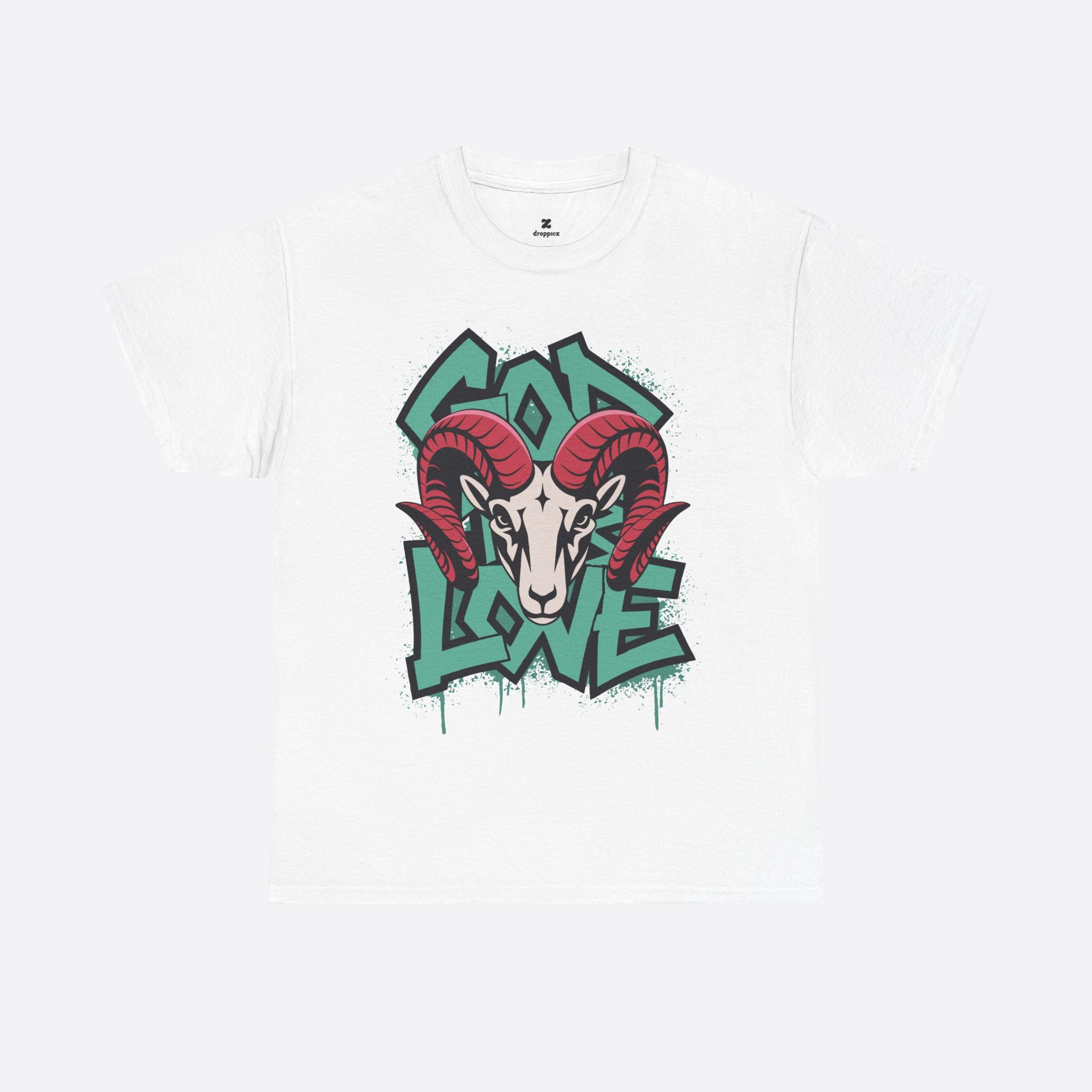 Aries Zodiac – God Love Street Art Tee – Unisex T-Shirt