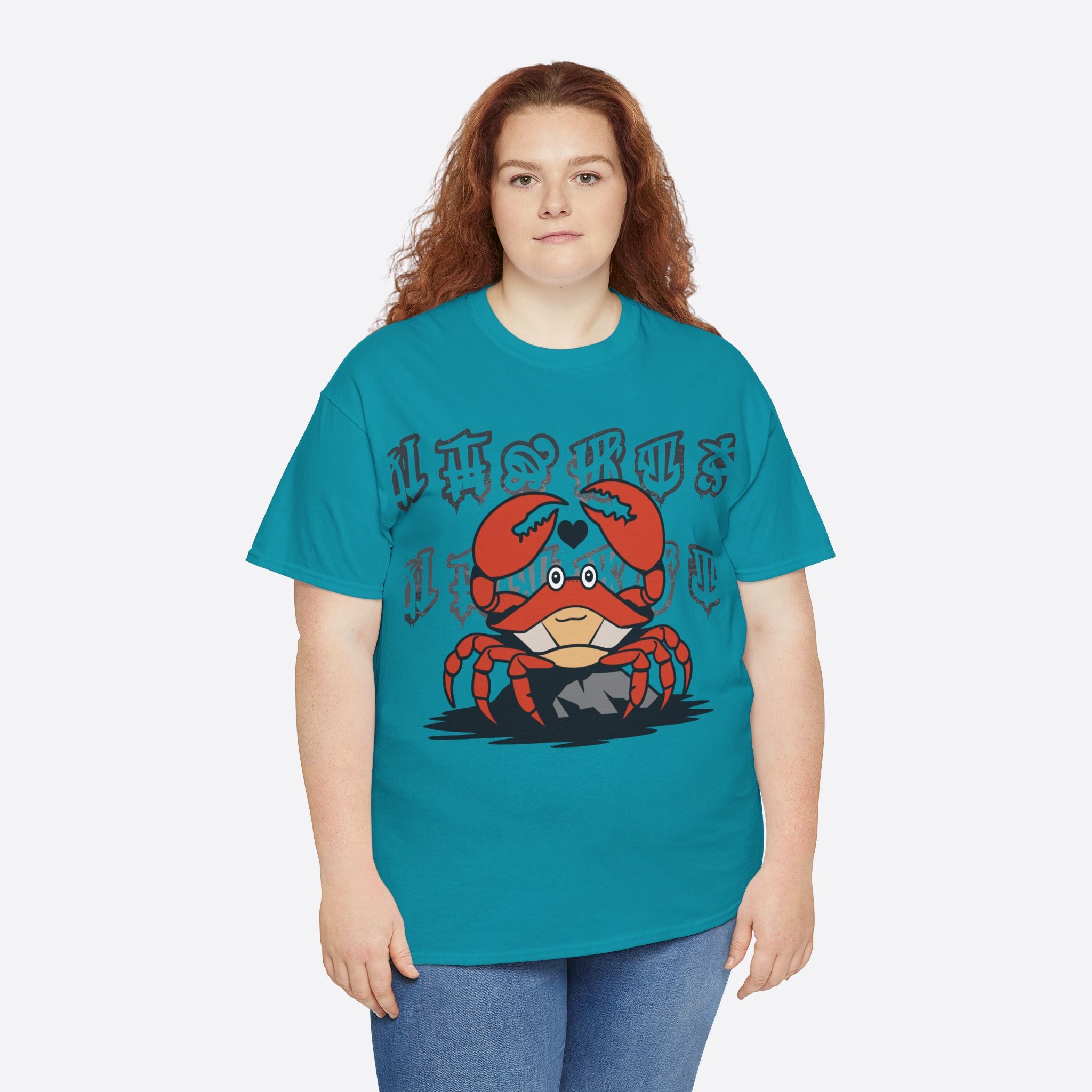 Cancer Zodiac - Cute Crab Heart Graphic Tee - Unisex T-Shirt