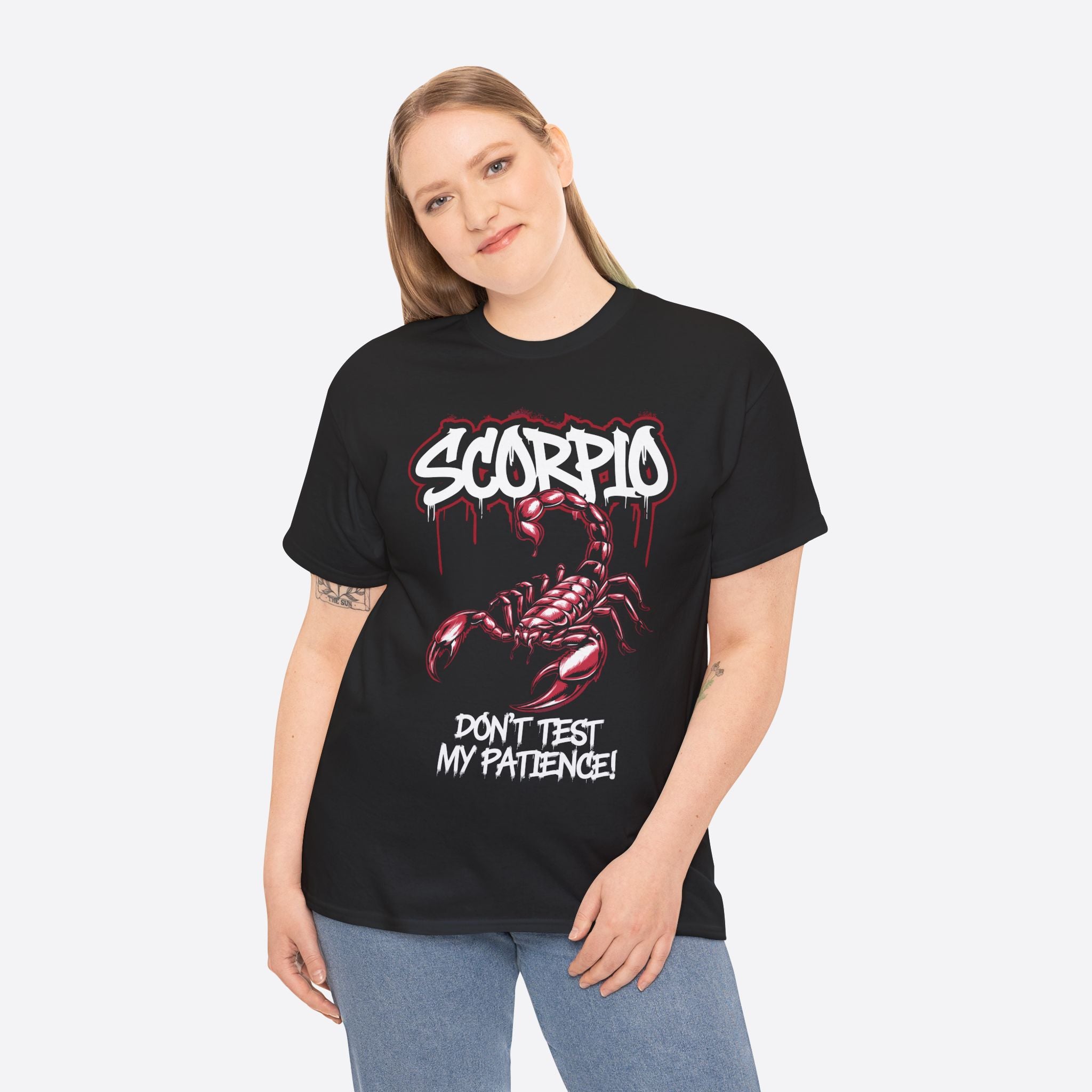 Scorpio Zodiac - Respect the Calm, Don’t Test My Patience - Unisex T-Shirt
