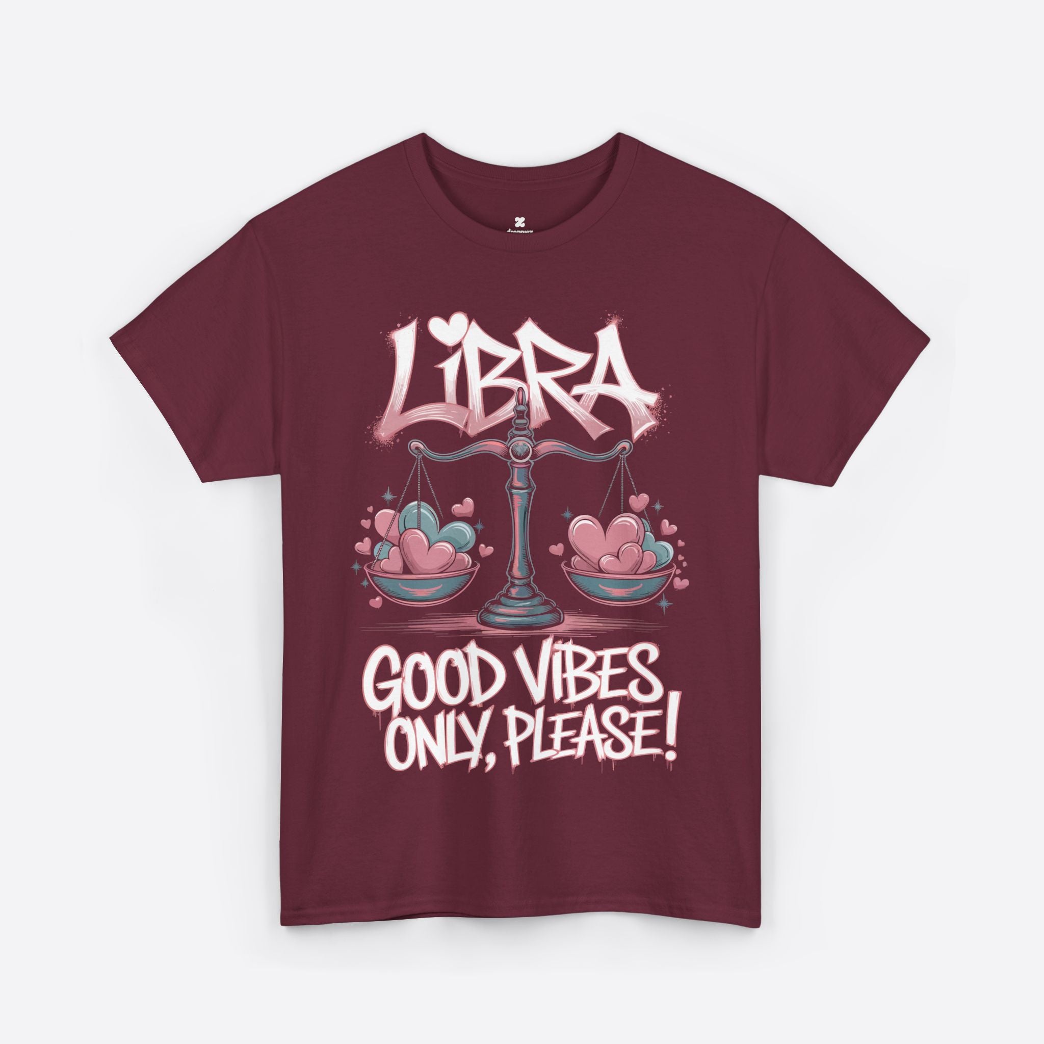 Libra Zodiac - Peaceful Life, Good Vibes Only Please - Unisex T-Shirt