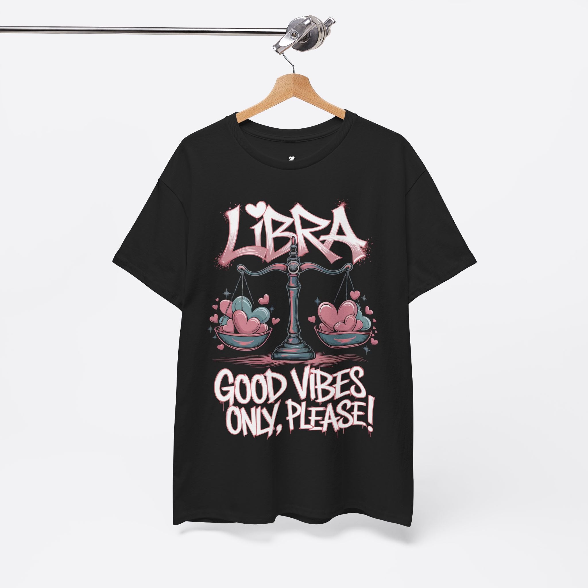 Libra Zodiac - Peaceful Life, Good Vibes Only Please - Unisex T-Shirt