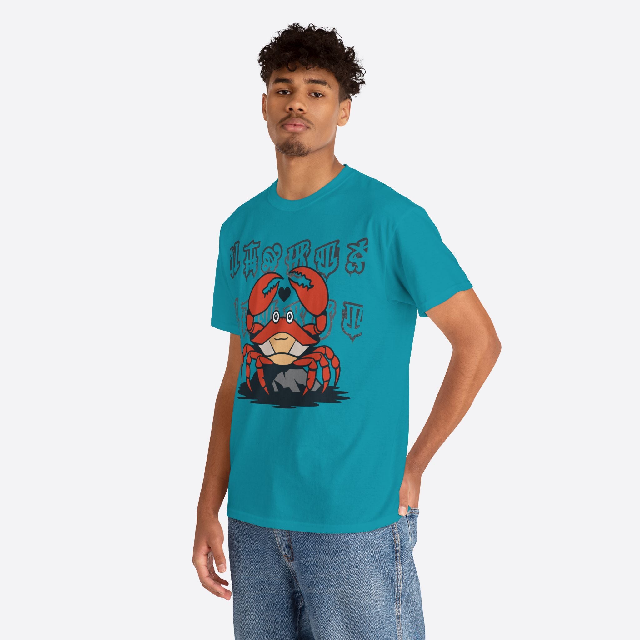 Cancer Zodiac - Cute Crab Heart Graphic Tee - Unisex T-Shirt