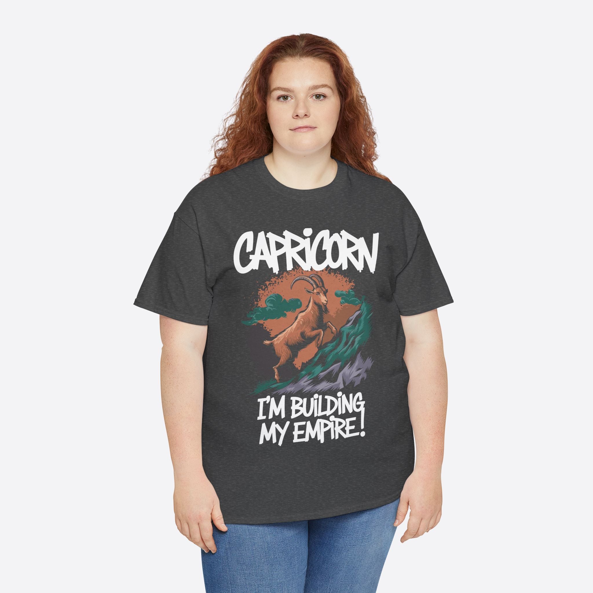 Capricorn Zodiac - I’m Building My Empire, Climb Like a Boss - Unisex T-Shirt