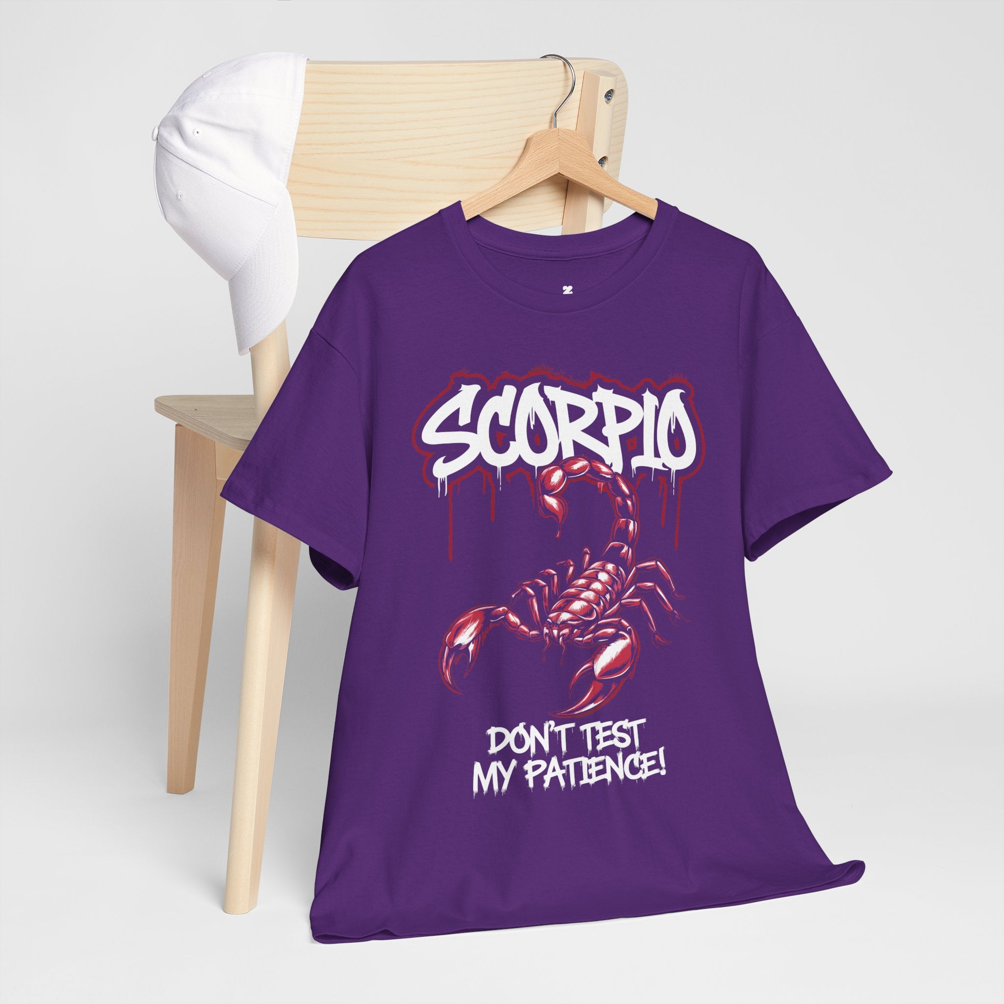 Scorpio Zodiac - Respect the Calm, Don’t Test My Patience - Unisex T-Shirt
