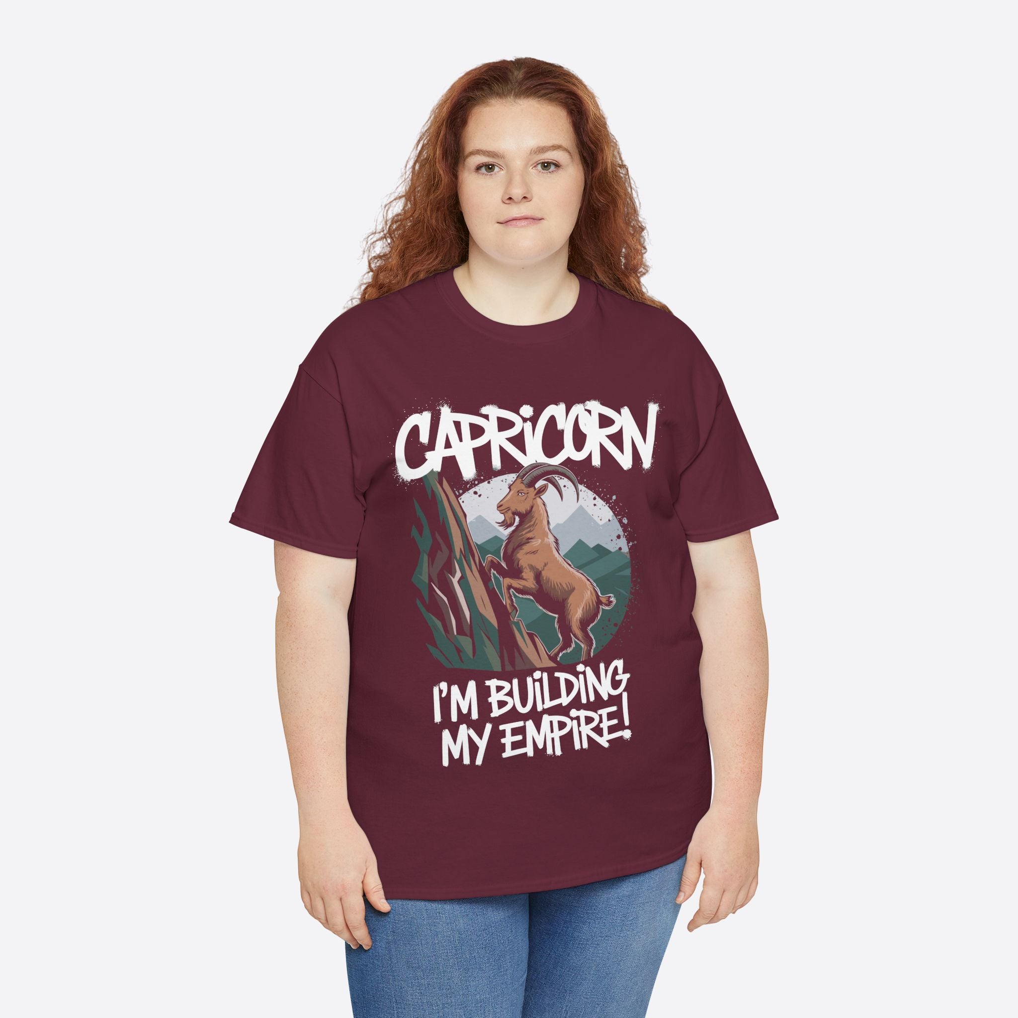 Capricorn Zodiac - I’m Building My Empire, Climbing Future - Unisex T-Shirt