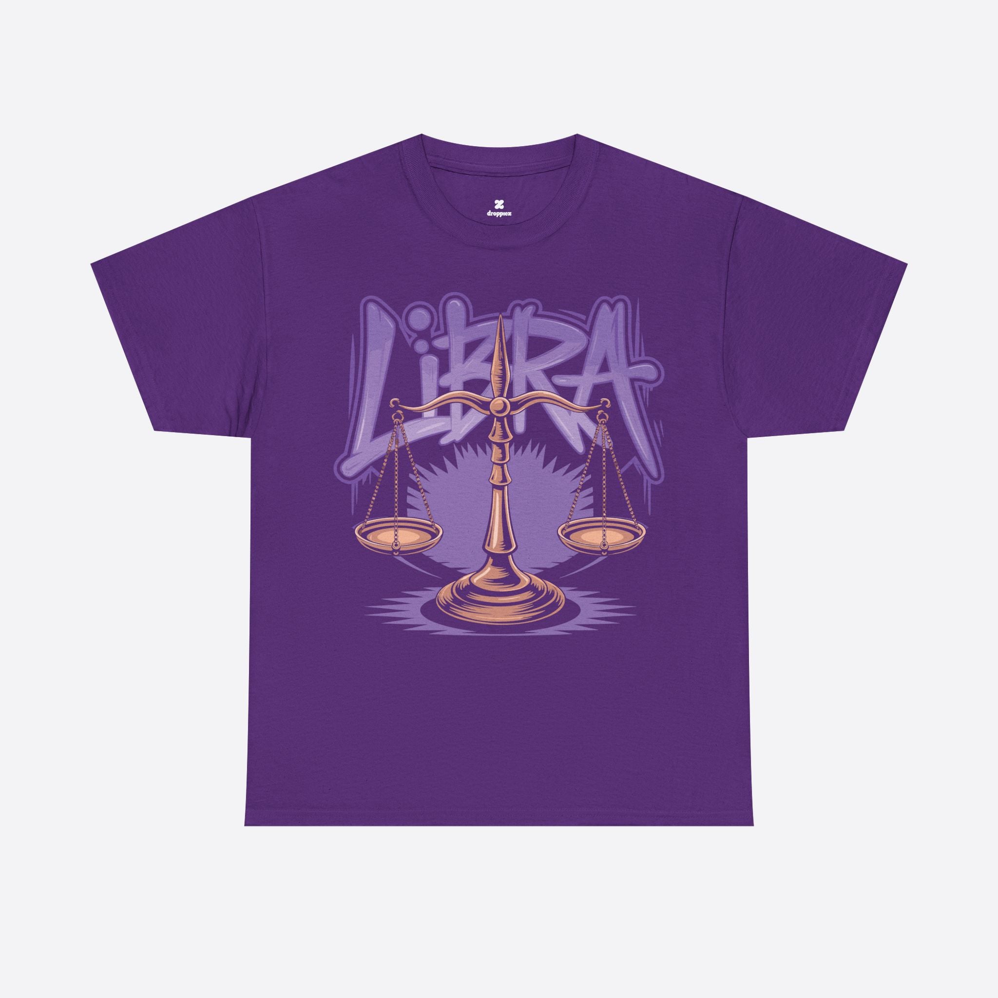 Libra Zodiac – Street Justice Balance Graphic Tee – Unisex T-Shirt