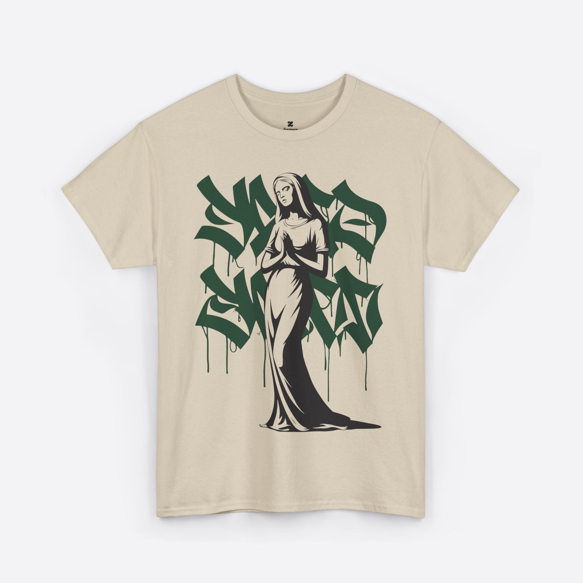 Virgo Zodiac – Praying Maiden Graffiti Tee – Unisex T-Shirt