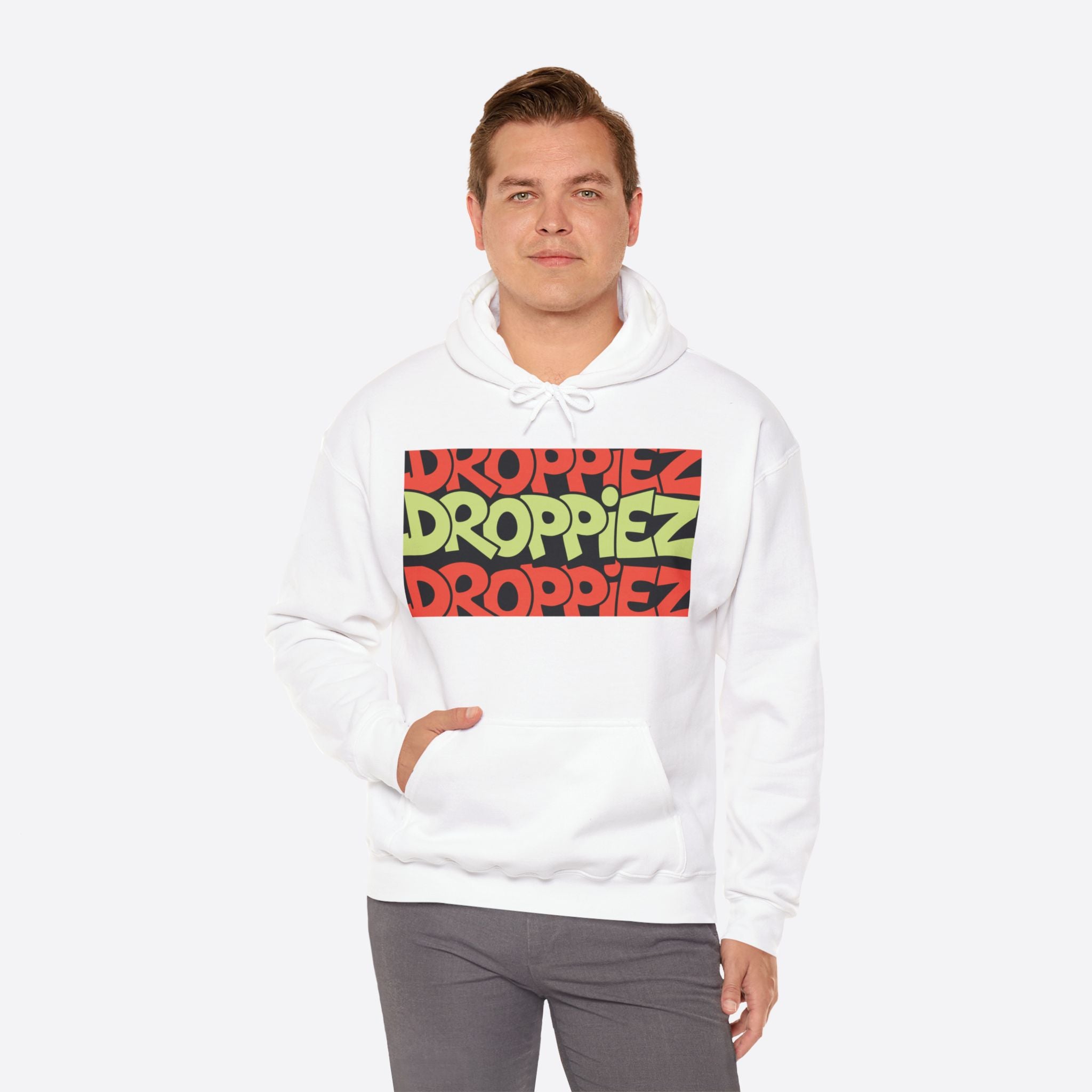 Unisex Dripdrop Hoodie with Bold Graphics – Statement Look