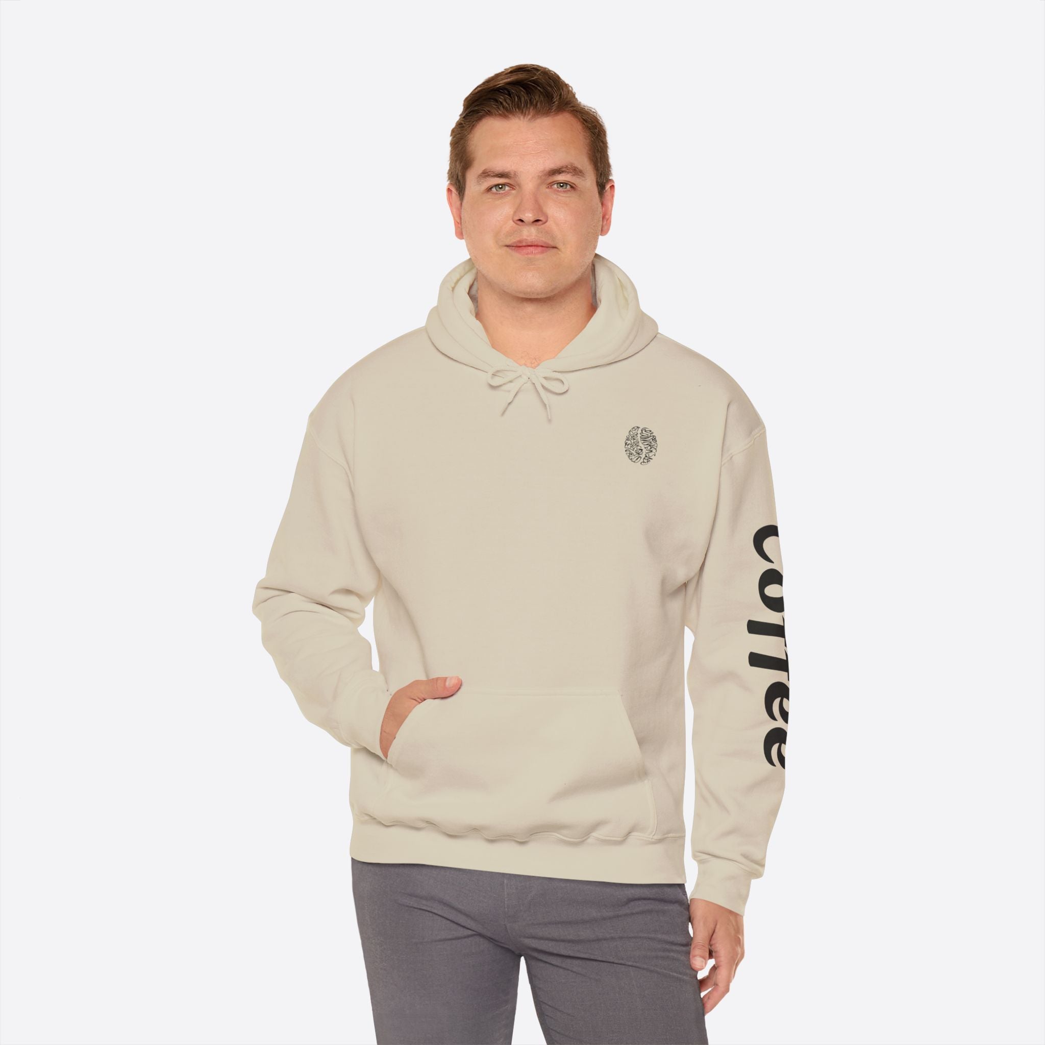 Men's Coffee Purity Hoodie – Classic Design