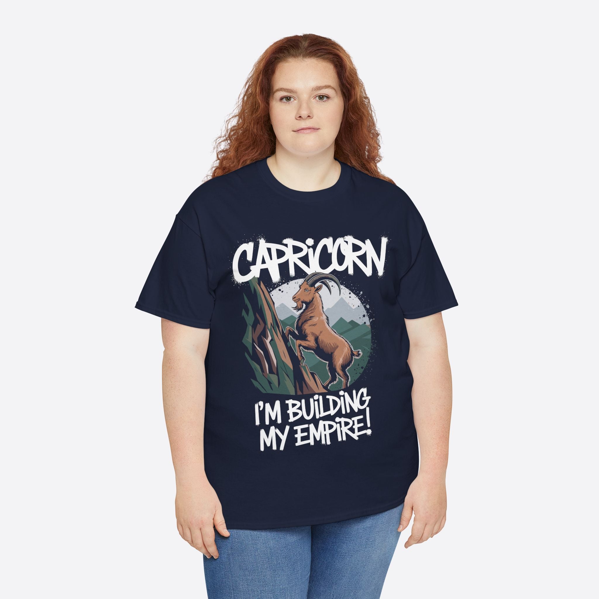Capricorn Zodiac - I’m Building My Empire, Climbing Future - Unisex T-Shirt