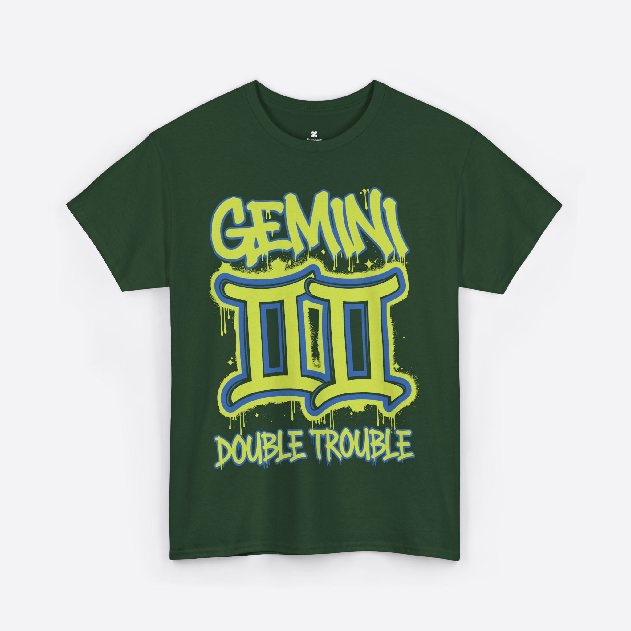 Gemini Zodiac - Double Trouble, Split Personality - Unisex T-Shirt