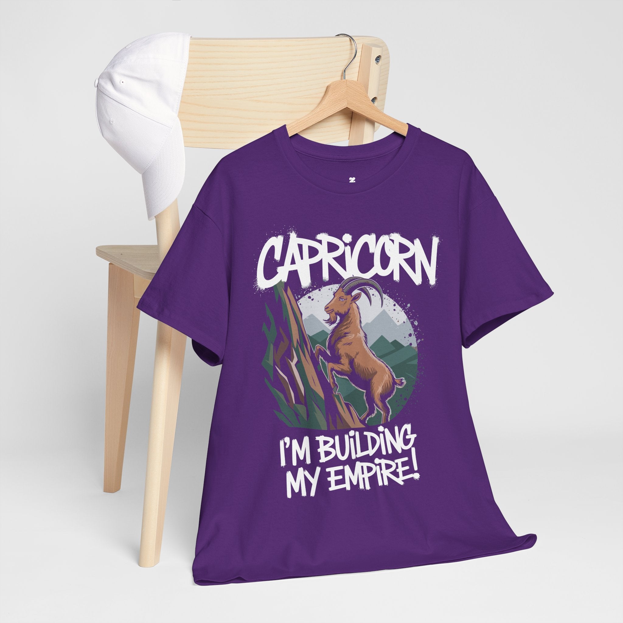 Capricorn Zodiac - I’m Building My Empire, Climbing Future - Unisex T-Shirt